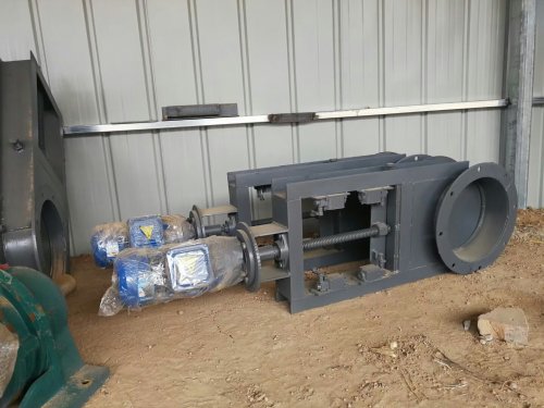 电动圆口插板阀